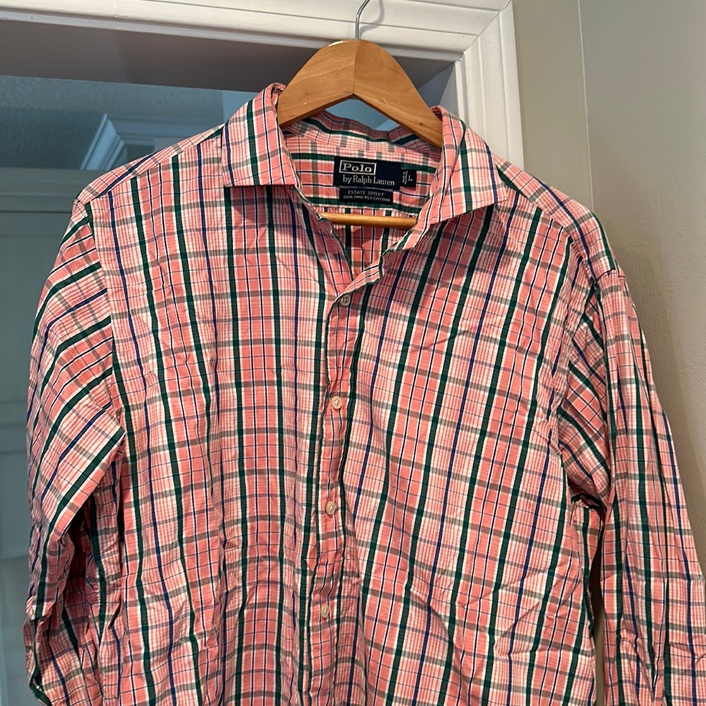 Polo by Ralph Lauren Men’s dress shirt- Large